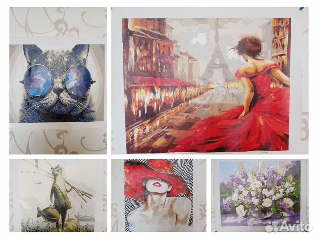 Картины по номерам (готовые) 40*50