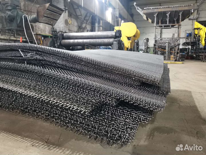 Сито рифленое для грохота ячейка 20 - 40 мм
