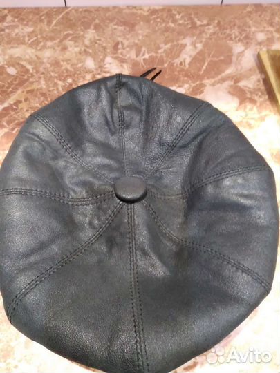 Беретка кожа