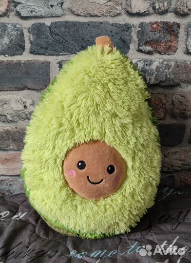 Мягкая игрушка авокадо 30см