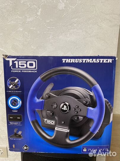 Руль ThrustMaster T150 Force Feedback черный