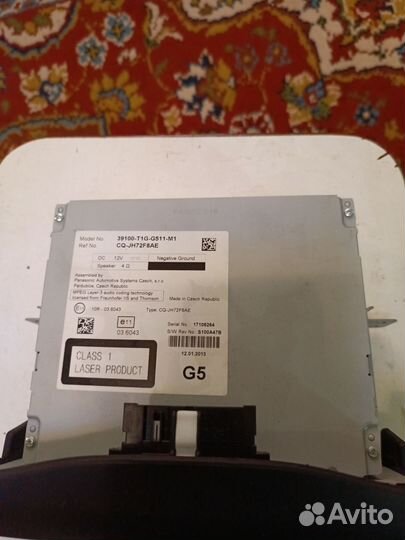 Новая магнитола на Honda CR-V 2013 года