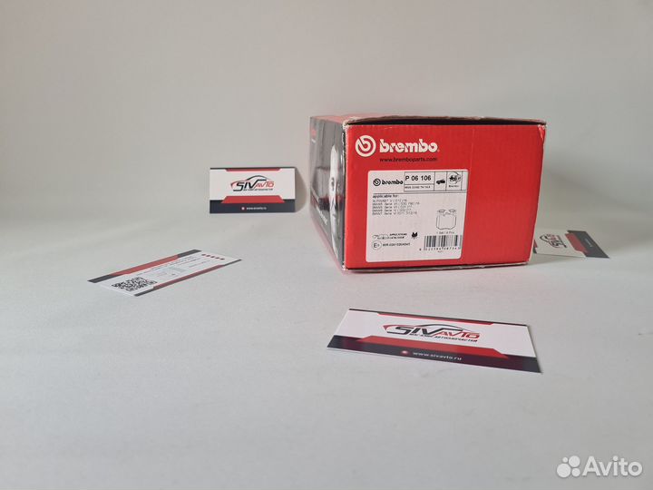 Передние тормозные колодки Brembo P 06 106