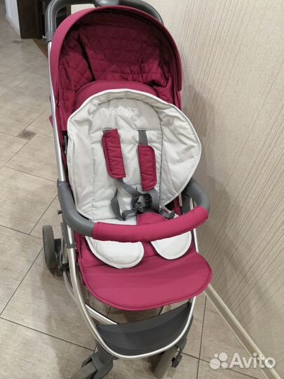 Прогулочная коляска babyton cosmo red