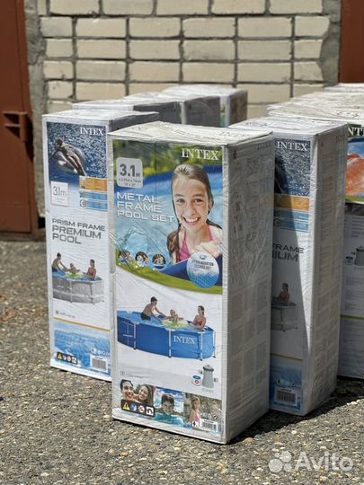 Каркасный бассейн intex детский