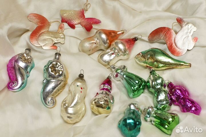 Елочные игрушки СССР