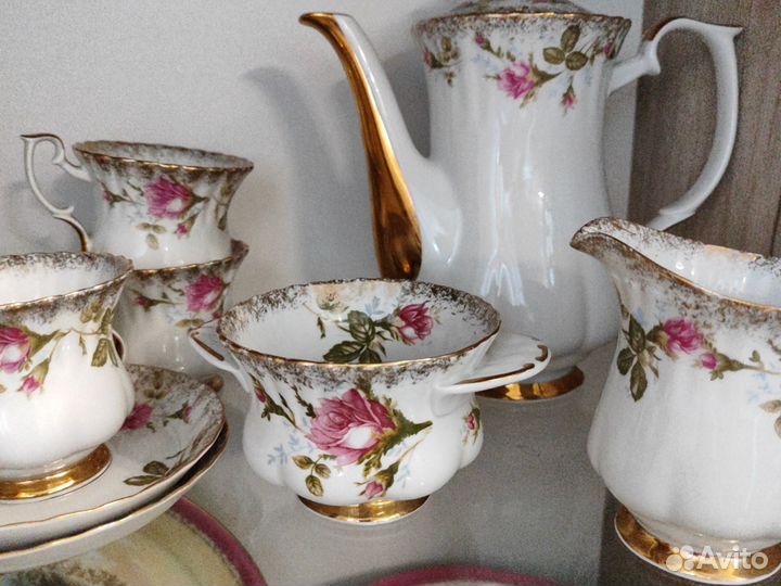 Сервиз кофейный. Роза
