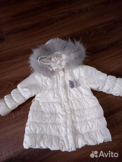 Пуховик для девочки 92-98