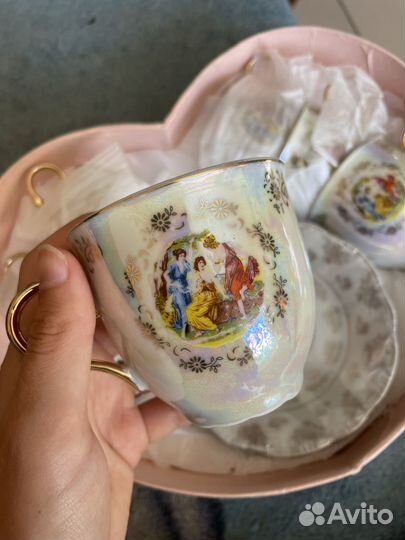 Набор чешских чайных чашек
