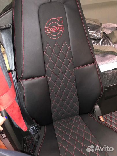 Чехлы на грузовые авто из экокожи 