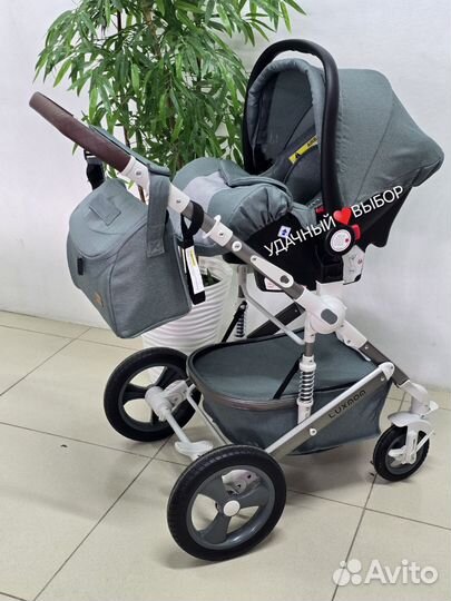 Новая автолюлька Luxmom 518 (с адаптерами)