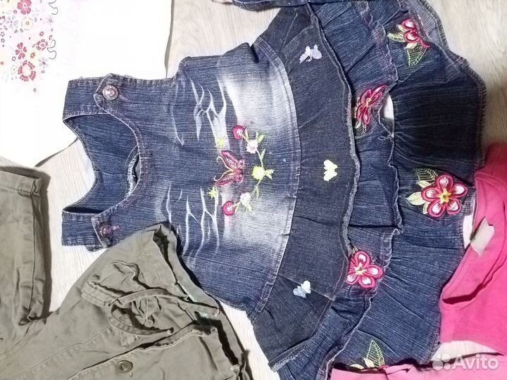 Одежда на девочку 86 (пакетом)