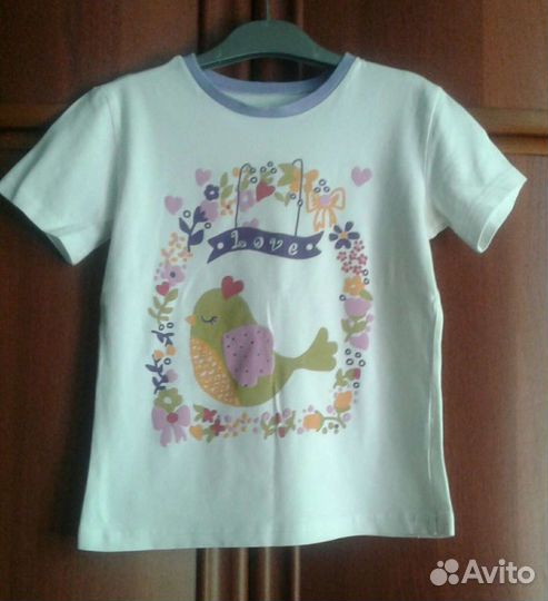 Футболка для девочки р140