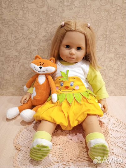 Кукла мягкотелая ГДР 67 см