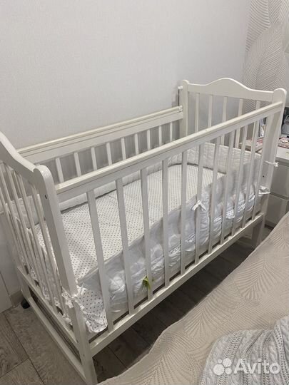 Детская кровать 120 60 с матрасом