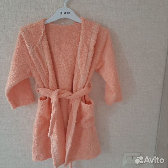 Детский новый махровый халат р.98