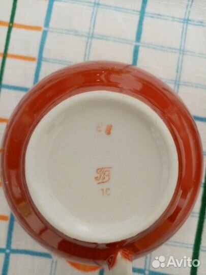 Чайная пара фарфор СССР