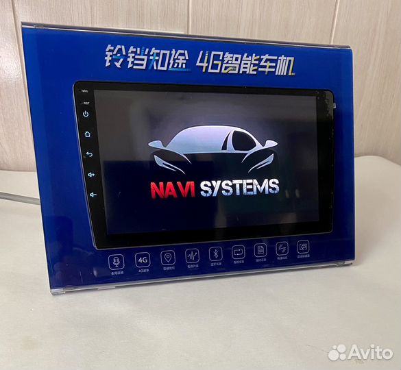Магнитола 2 din 4/64GB Qled android 9 дюймов.новая