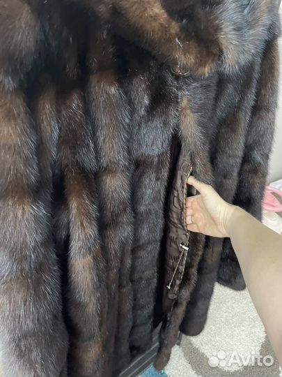 Шуба норковая поперечка 42 44