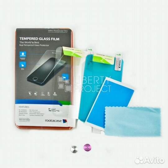 Защитное стекло для iPhone 4/4S Tempered Glas