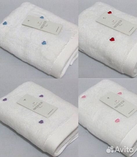 Полотенца soft hearts towel SET 3 шт