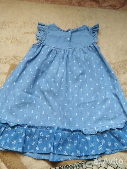 Джинсовое платье для девочки