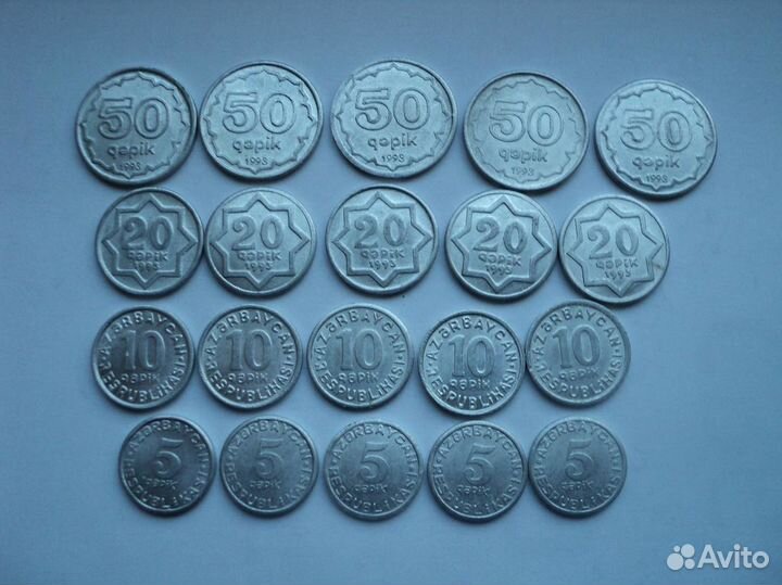 Азербайджан, набор монет