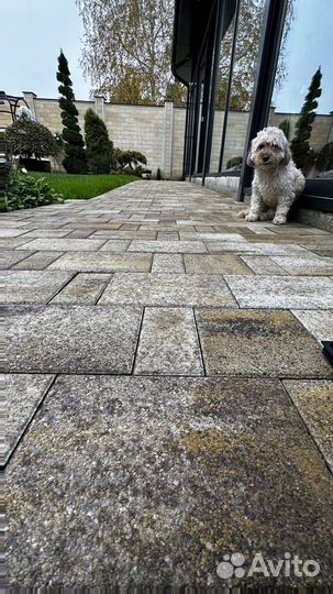 Тротуарная плитка цветная минимальный объем 120 м2