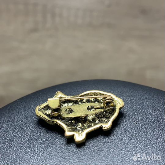 Винтажная Брошь Поросёнок Свинка Ретро