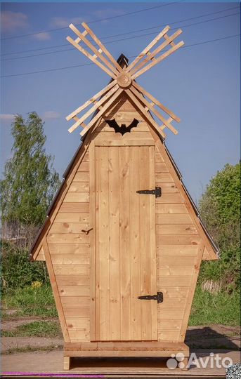 Дачный туалет с установкой