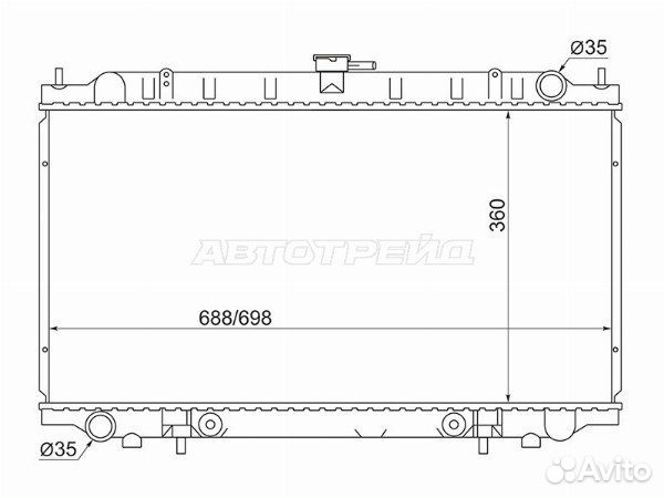 Радиатор nissan bluebird