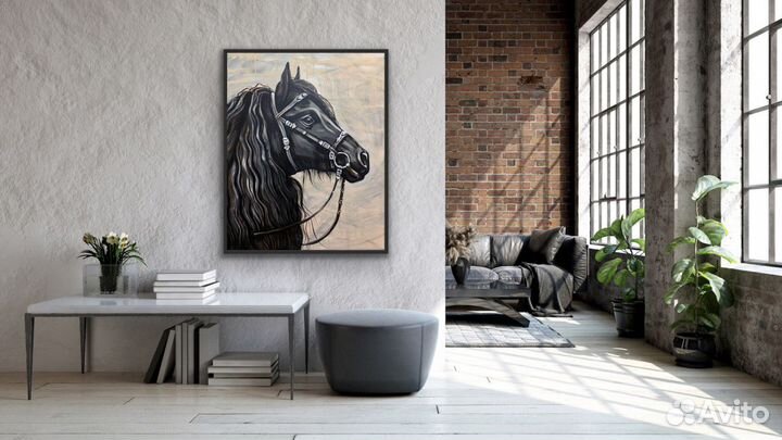 Картина на холсте, ручная работа