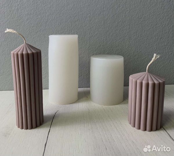 Силиконовая форма/для свечей/набор двойное сияние