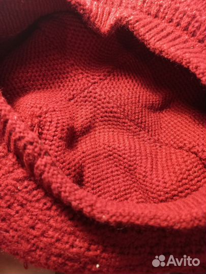 Женский шарф берет шапка комплект