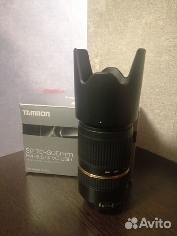 Объектив Tamron SP 70-300mm F/4-5.6 Di VC USD