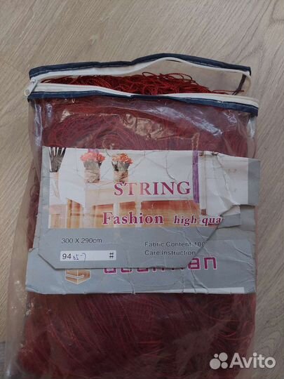Нитяная штора новая