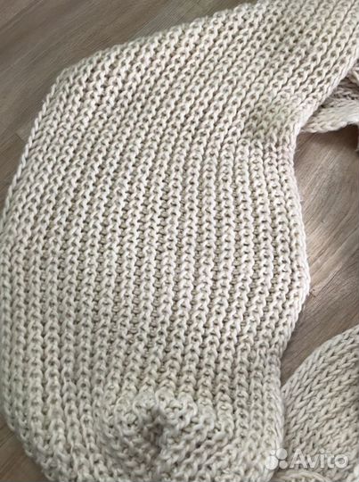 Шарф снуд вязаный