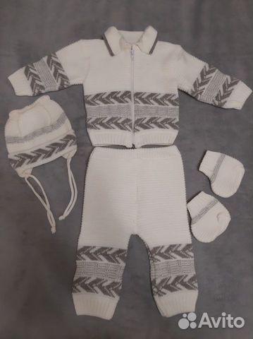 Вяз�аный костюм детский 56-68