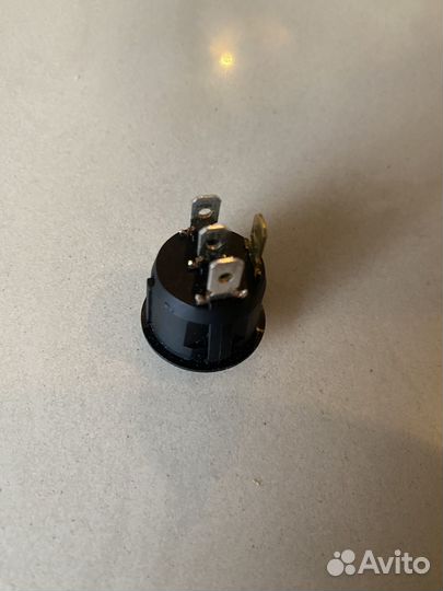 Кнопка круглая обогрев