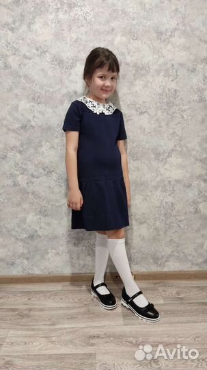 Платье школьное 128-134