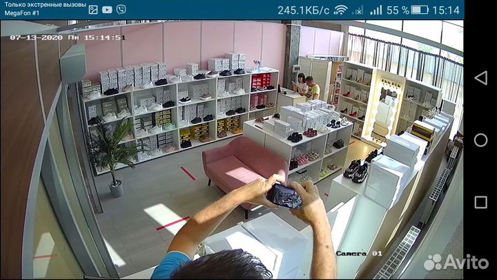 Видеонаблюдение в магазин