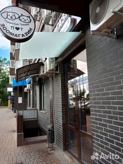 Козырек стеклянный