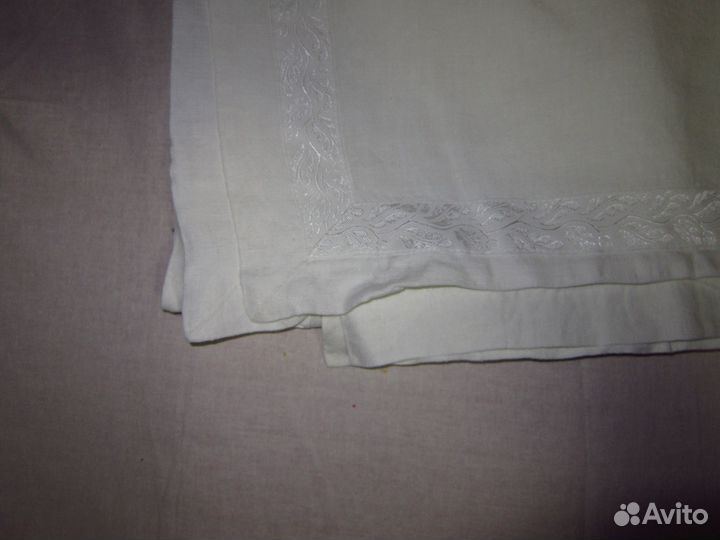 Скатерть из льна и салфетки