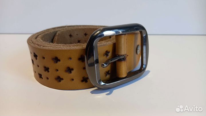 Ремень пояс кожа новый