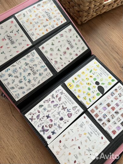 Наклейки слайдеры для ногтей маникюр