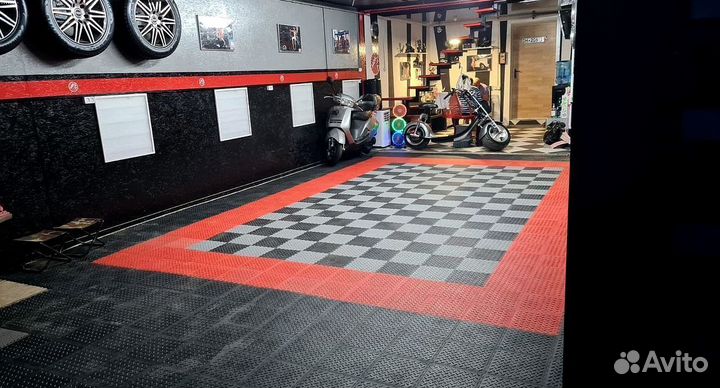 Модульная плитка пвх для пола