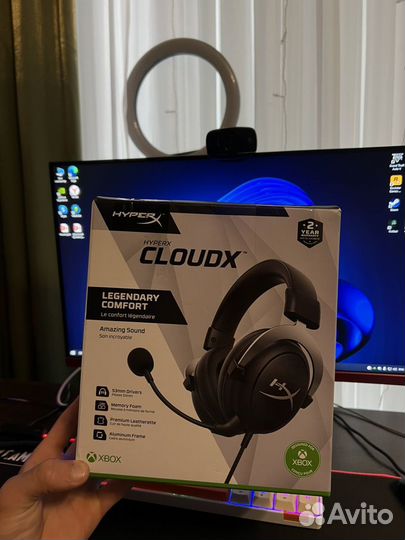 Игровые наушники hyperx cloud x