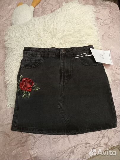 Джинсовая юбка для девочки