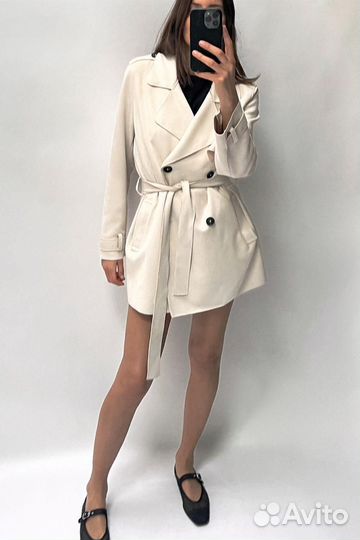 Тренч Zara Новая коллекция 2024