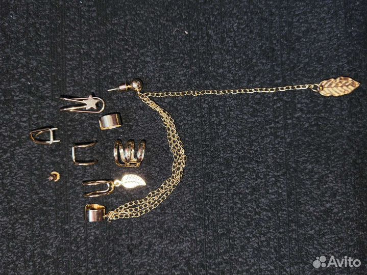 Серьги каффы